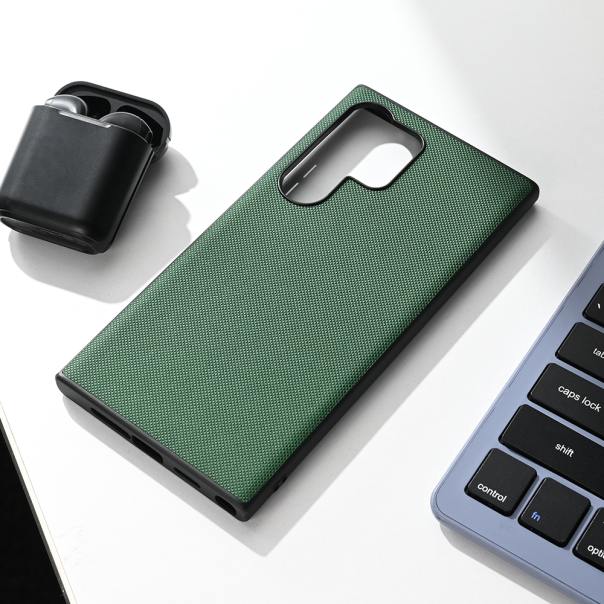 Maska za Samsung Galaxy S24 Ultra Teracell Scrub tamno zelena - 219349