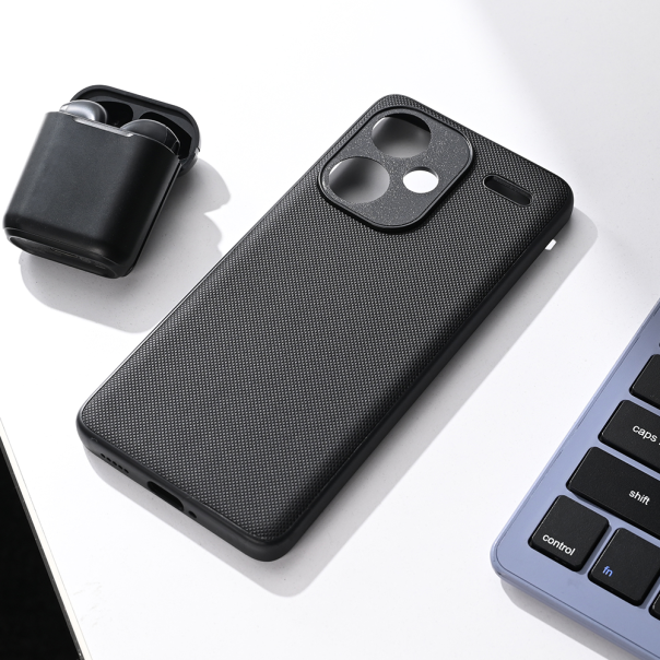 Torbica Teracell Scrub za Xiaomi Redmi Note 13 Pro Plus crna - 219365