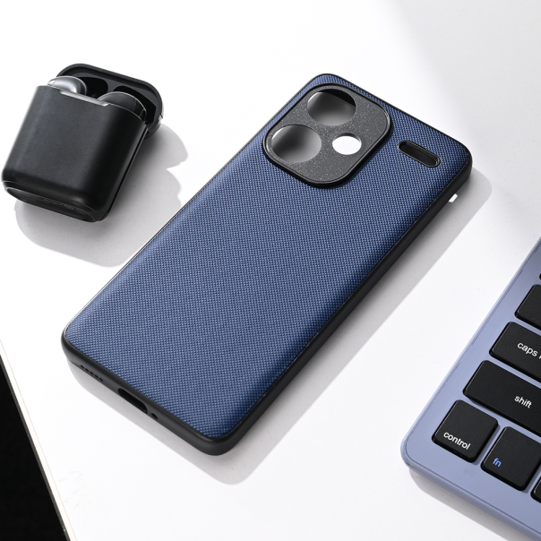 Torbica Teracell Scrub za Xiaomi Redmi Note 13 Pro Plus tamno plava - 219366