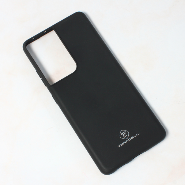 Maska za Samsung Galaxy S21 Ultra mat Teracell Skin crna - 90519