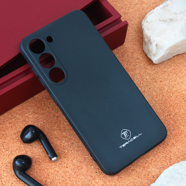 Maska za Samsung Galaxy S23 mat Teracell Skin crna - 205956