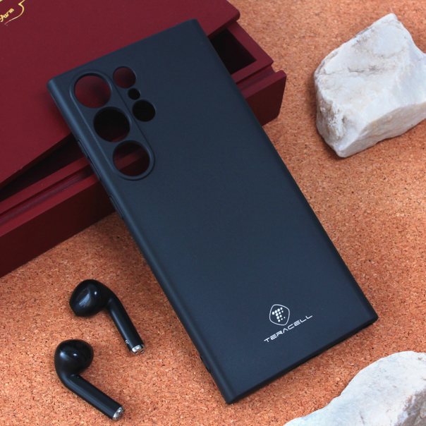 Maska za Samsung Galaxy S23 Ultra mat Teracell Skin crna - 205960