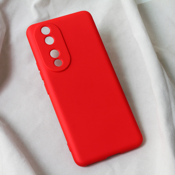 Maska za Honor 90 Teracell Soft Velvet crvena - 209556