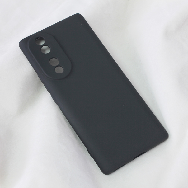 Maska za Huawei Honor 70 Teracell Soft Velvet crna - 206955