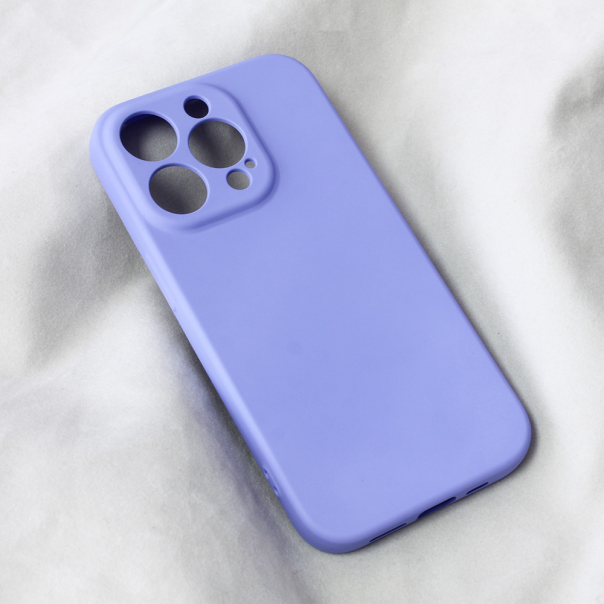 Maska za iPhone 14 Pro 6.1 Teracell Soft Velvet ljubičasta - 206995