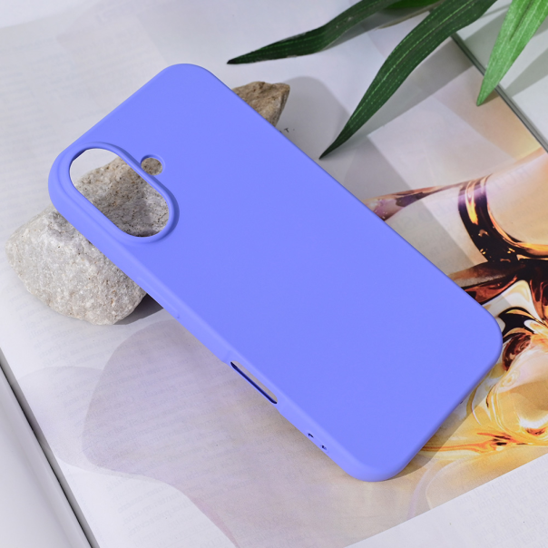 Torbica Teracell Soft Velvet za iPhone 16 6.1 ljubicasta - 216248-1