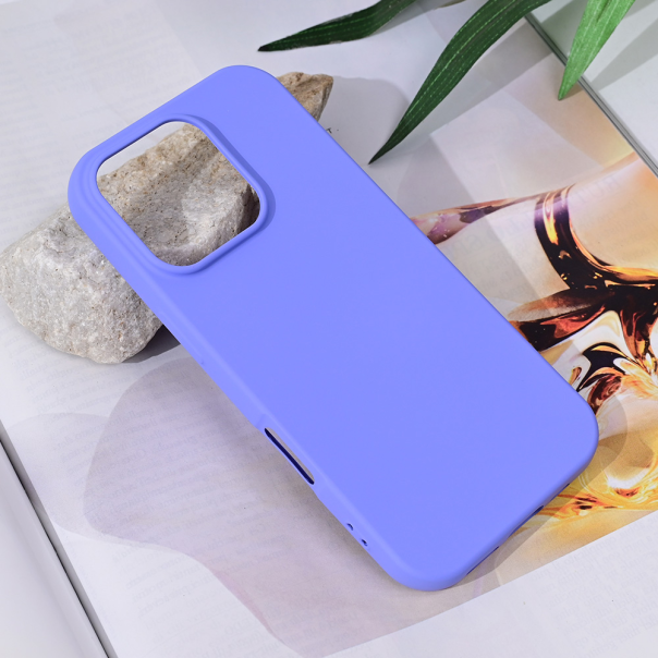 Maska za iPhone 16 Pro 6.3 Teracell Soft Velvet ljubičasta - 216257-1