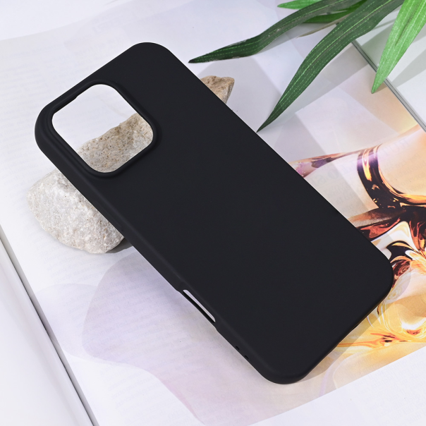 Maska za iPhone 16 Pro Max 6.9 Teracell Soft Velvet crna - 216261-1