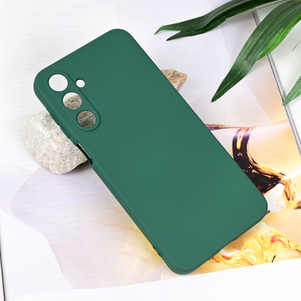 Maska za Samsung Galaxy A16 Teracell Soft Velvet tamno zelena - 217548