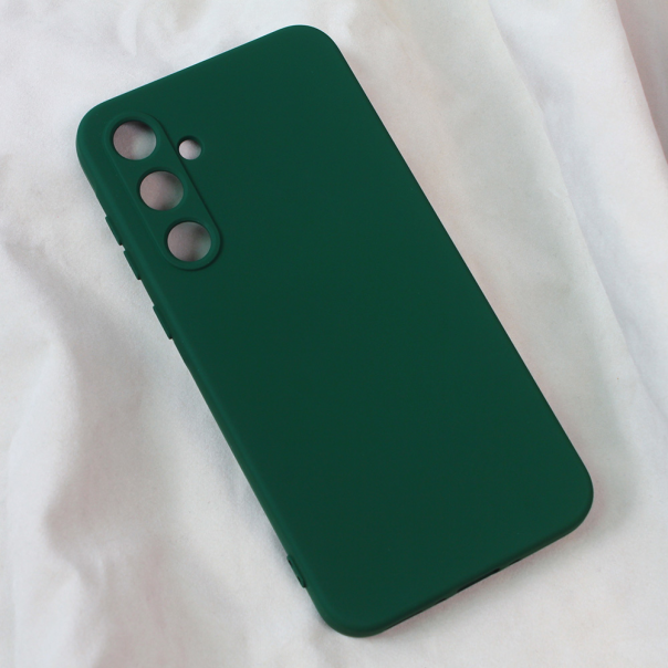 Maska za Samsung Galaxy A35 5G Teracell Soft Velvet tamno zelena - 212637