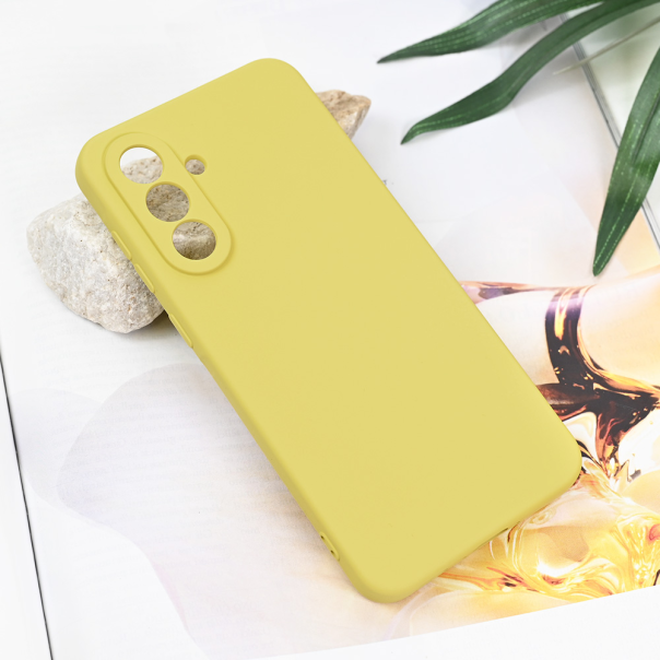 Torbica Teracell Soft Velvet za Samsung A566B Galaxy A56 5G zuta - 219383
