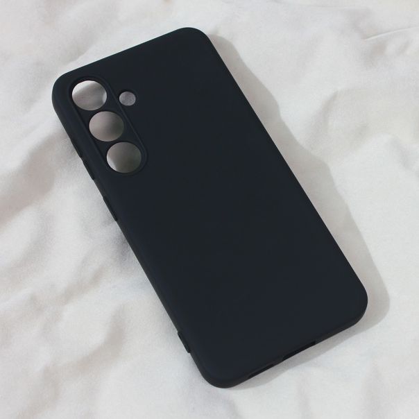 Maska za Samsung Galaxy S24 Teracell Soft Velvet crna - 212060