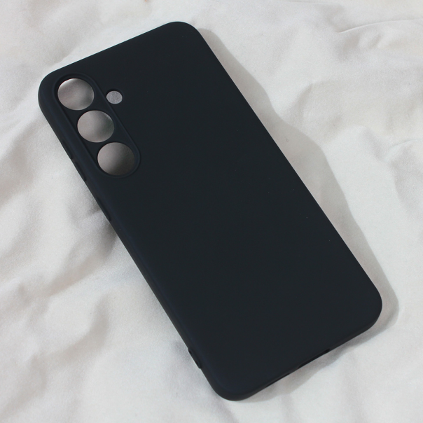 Maska za Samsung Galaxy S24 Plus Teracell Soft Velvet crna - 212066