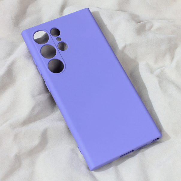 Maska za Samsung Galaxy S24 Ultra Teracell Soft Velvet ljubičasta - 212073-1