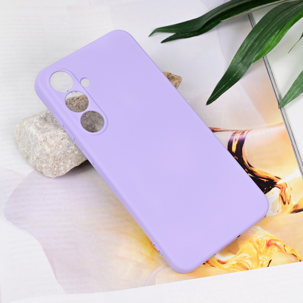 Maska za Samsung Galaxy S24 FE Teracell Soft Velvet ljubičasta - 217551