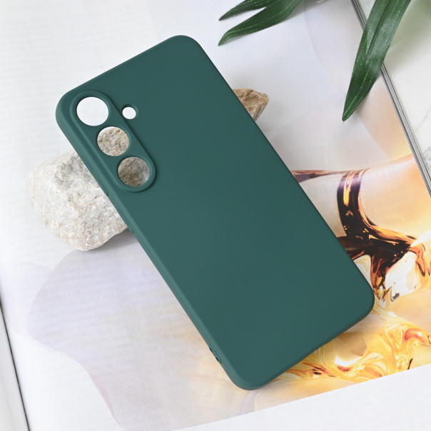 Torbica Teracell Soft Velvet za Samsung S936B Galaxy S25 Plus tamno zelena - 218891