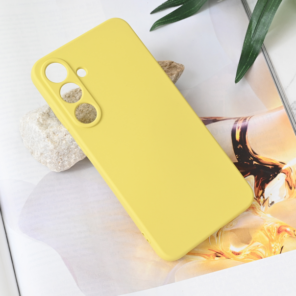 Torbica Teracell Soft Velvet za Samsung S936B Galaxy S25 Plus zuta - 218892