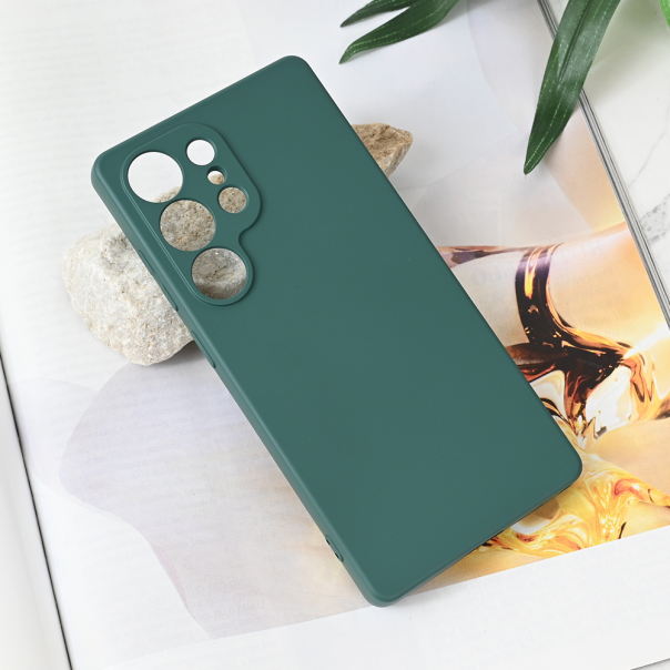 Torbica Teracell Soft Velvet za Samsung S938B Galaxy S25 Ultra tamno zelena - 218895