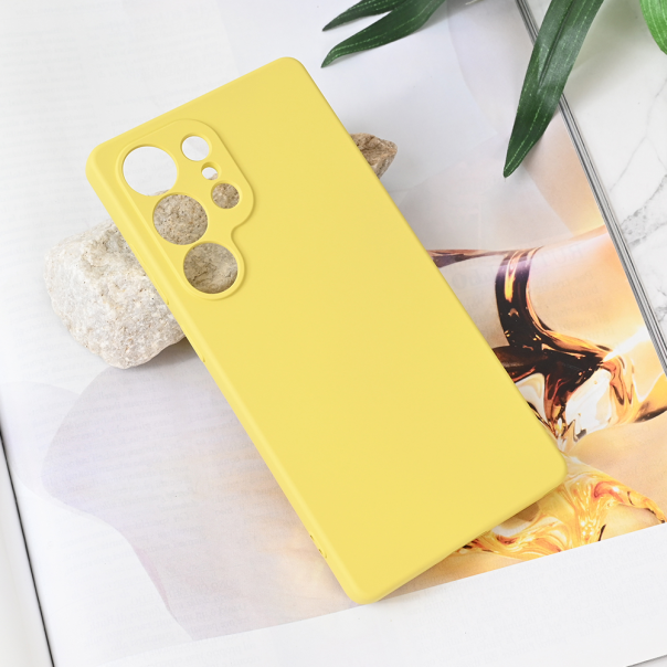 Torbica Teracell Soft Velvet za Samsung S938B Galaxy S25 Ultra zuta - 218896