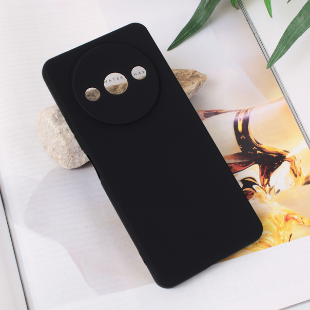 Maska za Xiaomi Redmi A3 Teracell Soft Velvet crna - 214384