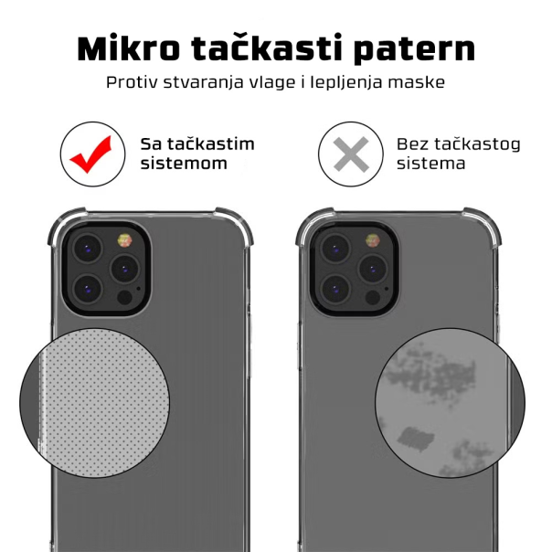 Maska za iPhone 17 Pro 6.3 Transparent Ice Cube - 223514