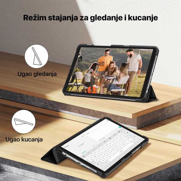 Maska za Samsung Galaxy Tab A9 8.7 2023 Ultra Slim crna - 221190