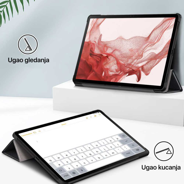 Maska za Samsung Galaxy Tab S9 Ultra Slim crna - 221192