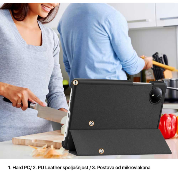 Maska za Xiaomi Redmi Pad SE 8.7 crni Ultra slim - 221194-1