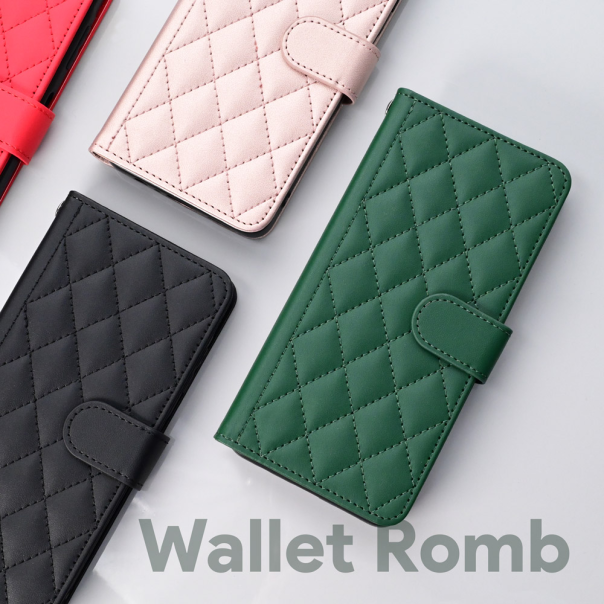 Torbica Wallet Romb za Honor X6b crna - 218258
