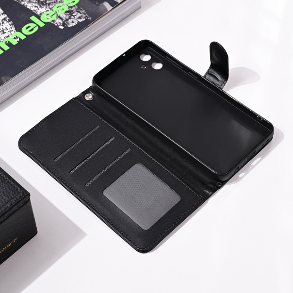 Torbica Wallet Romb za Samsung A055F Galaxy A05 crna - 218266