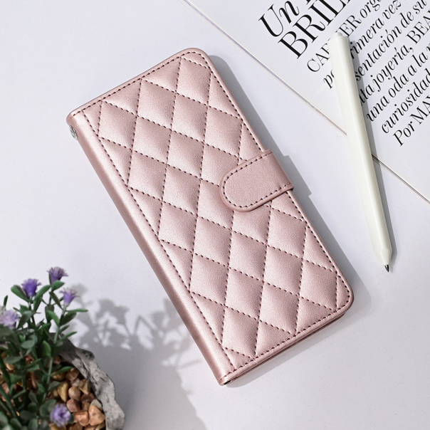 Torbica Wallet Romb za Samsung A055F Galaxy A05 roze - 218268