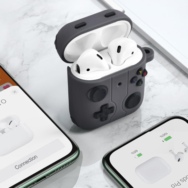 Maska za Airpods 1/2 Game  siva - 224689