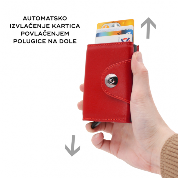 Torbica za kartice crvena - 79644