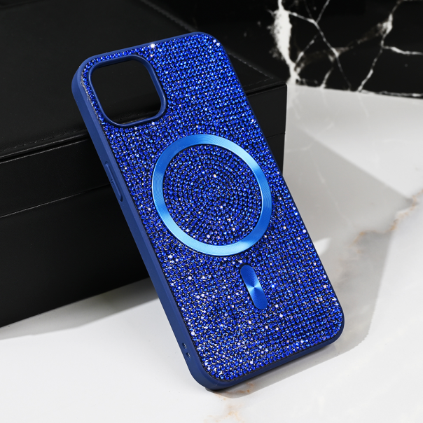 Torbica Magsafe Glam za iPhone 13 6.1 plava - 219411