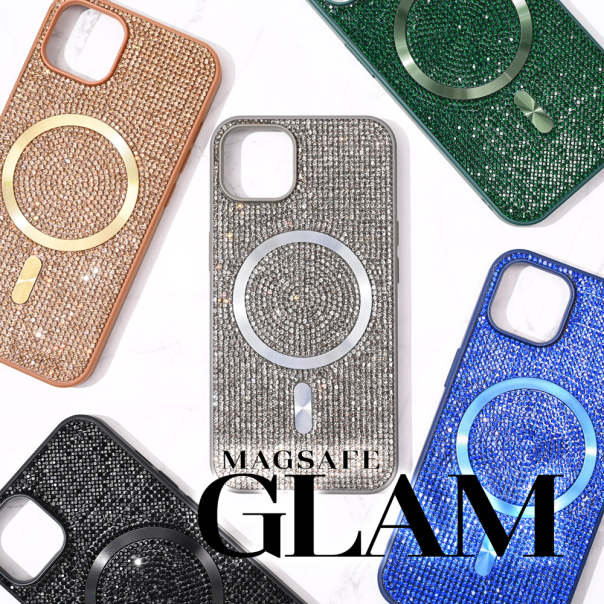 Maska za iPhone 16 Plus 6.7 Magsafe Glam zlatna - 219443