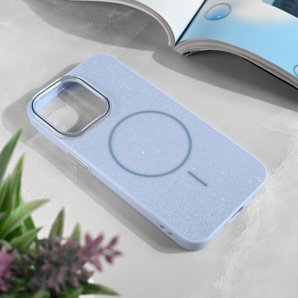 Maska za iPhone 13 Pro 6.1 Magsafe Sparkle Dust plava - 221008