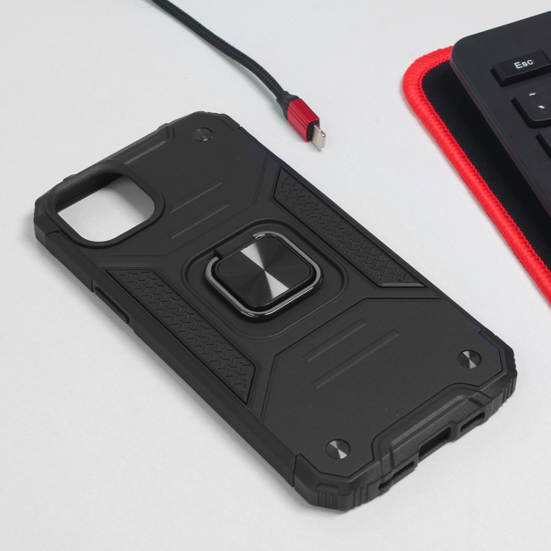Torbica Hard Border Ring za iPhone 14 Plus 6.7 crna - 204155