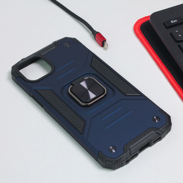 Torbica Hard Border Ring za iPhone 14 Plus 6.7 plava - 204156