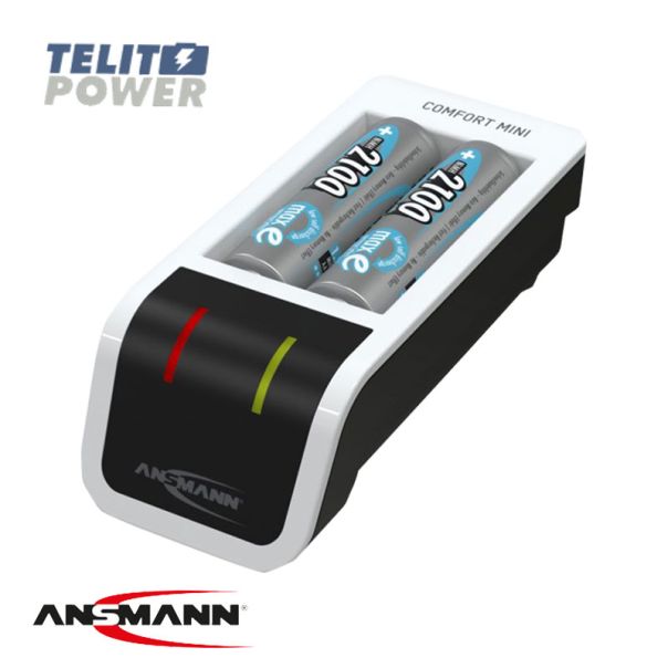 ANSMANN NiMH / NiCd punjač baterija COMFORT MINI sa 2 punjive AA/2100mAh baterije ANSMAN - EP3284964