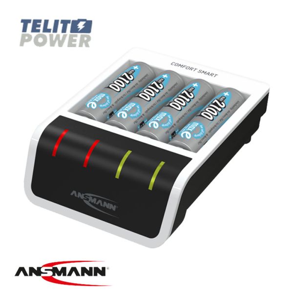 ANSMANN NiMH / NiCd punjač baterija COMFORT SMART sa 4 punjive AA/2100mAh baterije ANSMA - EP3283509