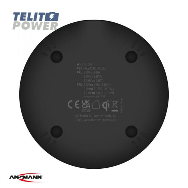 ANSMANN Punjač bežični za smart telefone WiLine 15R ANSMANN - EP3287105