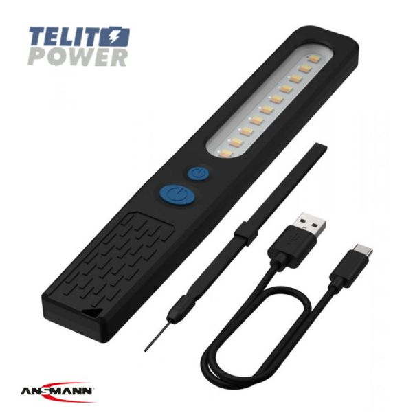 ANSMANN WL390R punjiva radna lampa – COB LED, 385 lm, USB-C - EP3285485