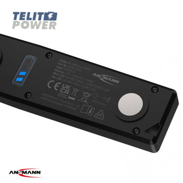 ANSMANN WL390R punjiva radna lampa – COB LED, 385 lm, USB-C - EP3285485