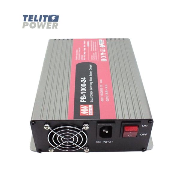 MEANWELL Punjač akumulatora - Li-Ion baterija PB-1000-24 1000W / 24V / 34A MEAN WELL - EP3286967