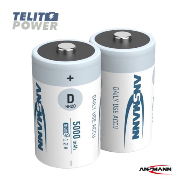 ANSMANN NiMH baterija D / HR20 1.2V 5000mAh (cena po komadu) - EP3285749