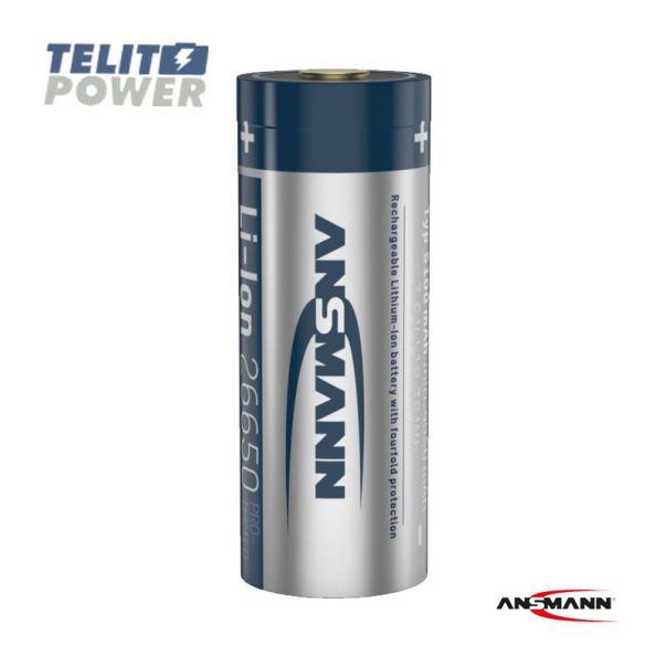 ANSMANN Punjiva Li-Ion 3.6V 5100mAh 26650 sa USB tip C ulazom za punjenje Ansmann - EP3283503