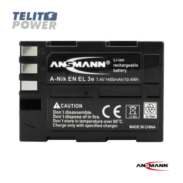 ANSMANN Baterija Li-Ion 7.4V 1400mAh za NIKON kamere EN-EL 3E ANSMANN - EP3285716