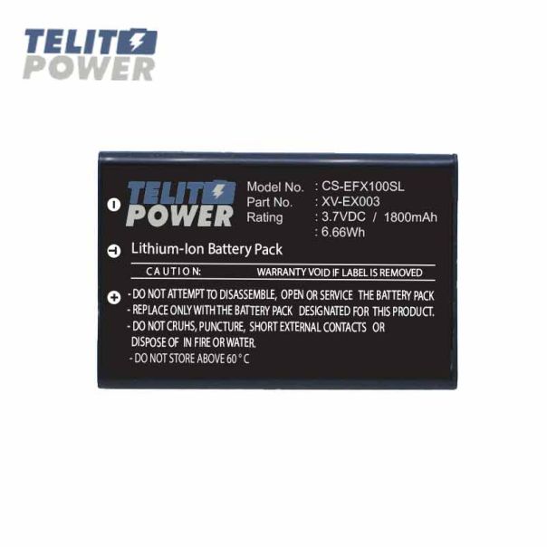 CAMERON SINO Baterija za mernu opremu EXFO XW-EX003 Li-Ion 3.7V 1800mAh - EP3287495