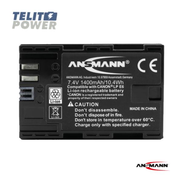 ANSMANN Baterija Li-Ion 7.4V 1400mAh za CANON kamere LP-E6 ANSMANN - EP3283962
