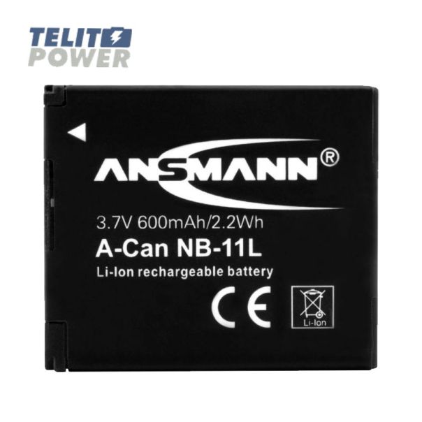 ANSMANN Baterija Li-Ion 3,7V 600mAh za canon kamere A-Can NB 11L ANSMANN - EP3285942